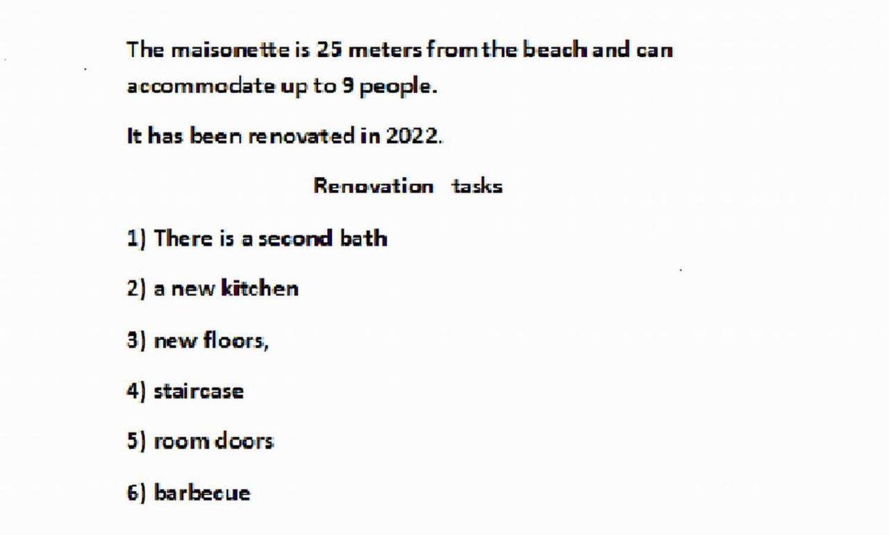 Holiday home Maisonette 25m From The Sea Palaiontsiflikion